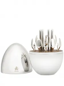 Набор mood party из 24 столовых приборов на шесть персон, 30х20 см, Christofle, серебристый