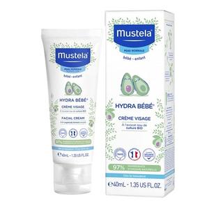 Детский крем для лица Baby Child Hydra с органическим авокадо 40 мл Mustela