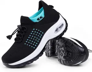 Ортопедическая поддерживающая обувь для женщин - облегчение боли для стоп и суставов Vauxhaller, черный