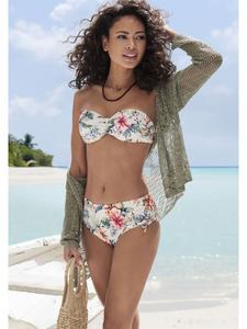 Плавки бикини LASCANA, цвет creme bedruckt