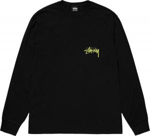 Лонгслив Stussy Beat Crazy 'Black', черный