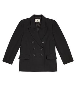 Куртка из смесовой шерсти x khaite tammie Bonpoint, черный