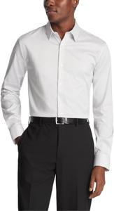 Мужская рубашка Calvin Klein, очень тонкая, эластичная, Light Grey