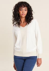 Джемпер Breal MIT LANGEN ÄRMELN, Ecru/Off-White