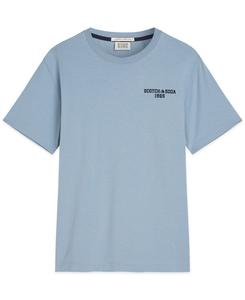 Детская футболка с коротким рукавом и графическим принтом, размер 8-16 SCOTCH & SODA, Light Blue