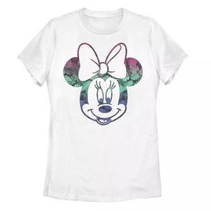 Детская футболка с изображением Минни Маус и тропическим градиентом Disney's «Микки и друзья» Licensed Character, белый