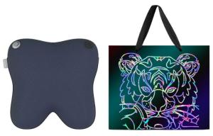 Массажер для шеи, плеч и поясницы с термотерапией, беспроводной, модель PPM3111B PHILIPS