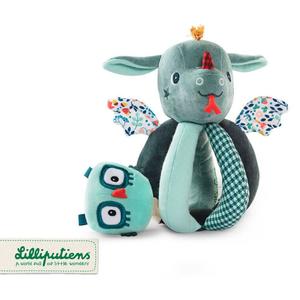 Lilliputiens, Грейферная погремушка, Дракон Джо, 6 м+