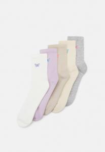 Носки 5 PACK Even&Odd, цвет white/grey/lilac