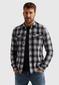 Рубашка в клетку «тень добби» Pme Legend, Folkstone Grey