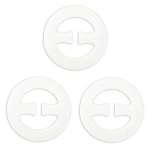 Ремешок с пряжкой для бюстгальтера с фиксированными противоскользящими зажимами для женщин ALLEGRA K, белый