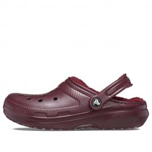 Сабо Crocs Classic Lined Clogs 'Dark Cherry' 203591-6WD, бордовый