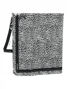 Шарф с анималистичным принтом Blugirl, черный