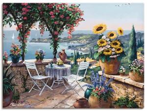 Картина на холсте Artland Momente der Meditation, 40x30x2 см, зеленый