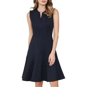 Женское элегантное платье-рыбка без рукавов с разрезом на шее для офиса и полуформальных мероприятий Inspire Chic