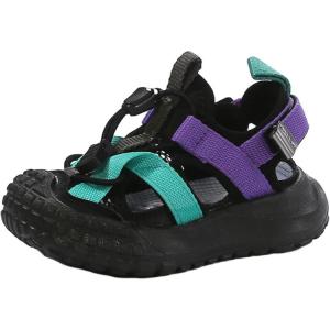 Детские сандалии с низким верхом, нескользящие, износостойкие, дышащие RHOBESAM, черный