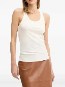 Майка с вышитым логотипом Elisabetta Franchi, белый