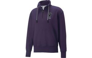 Puma X Ami Half Zip Sweatshirt AMIPARIS, фиолетовый