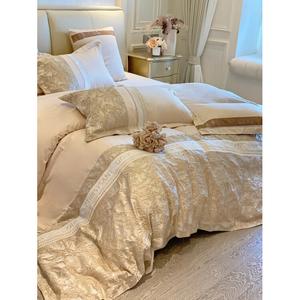 LUOLAI HOME Комплект постельного белья 4 предмета, 200x230 см, пододеяльник, простыня, 2 наволочки