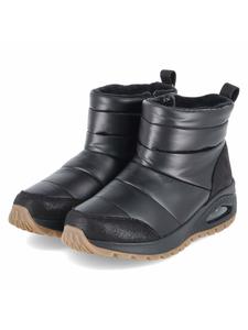 Ботинки без застежек черного цвета Skechers