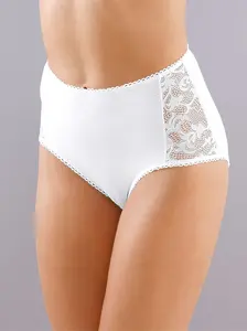 Трусики на талии (3 шт.) Wäschepur, белый