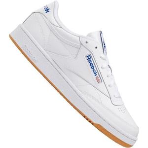 Кроссовки Reebok Club C 85, цвет Weiß/Royalblau/Pink