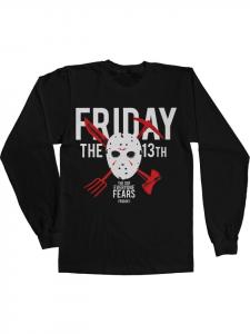 Рубашка с длинным рукавом Friday The 13th, черный