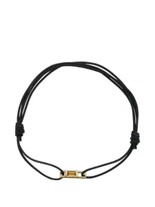 Браслет с буквой I Aliita, черный