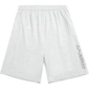 Шорты повседневные LiNing Sports Life Collection мужские светло-серый меланж