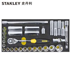 Набор из 30 предметов Stanley, шестигранный торцевой ключ с храповым механизмом серии 1/2 дюйма, набор держателей инструментов из ЭВА 90-031-23