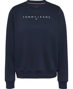 Синий свитер с минималистичным логотипом Tommy Jeans, синий