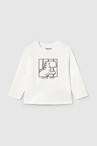 Детский хлопковый длинный рукав Mayoral, бежевый