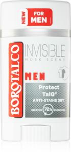Невидимый шариковый дезодорант для мужчин, не оставляющий белых и желтых пятен Borotalco, kvepalai musk scent 40 мл