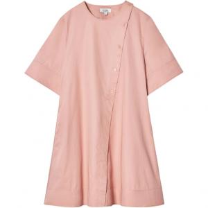 Платье с короткими рукавами женское розовое Cos