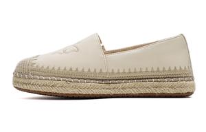 EBLAN Повседневные однотонные туфли женские бежевые