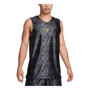 Майки kobe dri fit standard issue двусторонняя баскетбольная майка азиатские размеры Nike, черный
