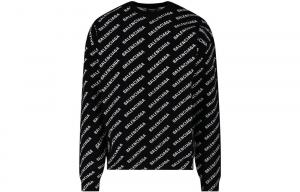 Свитер мужской Balenciaga All-Over, черный