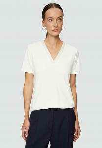 Базовая футболка s.Oliver BLACK LABEL, молочный
