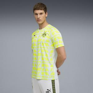 Мужская предматчевая футболка дортмундской «Боруссии» сезона 2025-26 с коротким рукавом