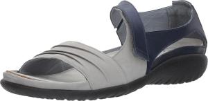 Женские сандалии NAOT Papaki с пробковой стелькой и поддержкой свода стопы. Сандалии со съемной стелькой - комфорт и поддержка - противоскользящие, легкие и идеально подходят для путешествий - средняя полнота, светло-серый