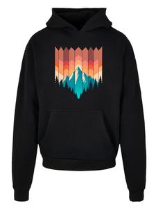 Толстовка F4NT4STIC Berg Sonnenuntergang Geometrisch, черный