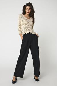 Широкие брюки с практичными карманами Jdy, черный