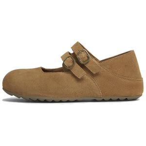Повседневные однобортные туфли женские TATA, Yellow Brown