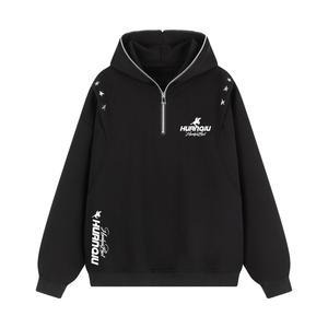 Толстовка Unisex Hooded Moderate Regular HUANQIU, черный