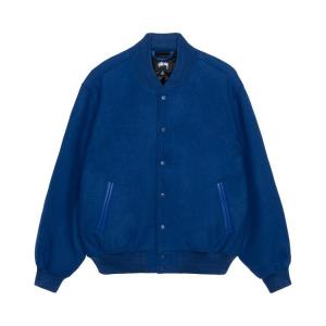Куртка Stussy Sport Melton Varsity 'Royal', синий