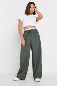 Широкие брюки в полоску Pixiegirl Petite, серый