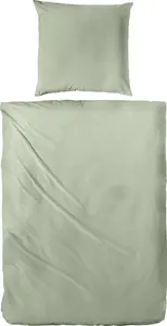 Постельное белье Primera Half Linen Summer 135x200 светло-оливково-зеленый однотонный 183001-584 PRIMERA