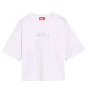 Футболка с коротким рукавом Diesel T-Buxt Crop OD, белый