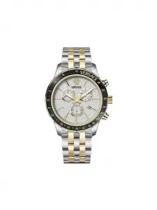 Наручные часы Sport Chrono 44 мм Versace, серебристый