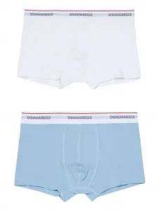 Комплект из двух боксеров с логотипом Dsquared2 Kids, синий